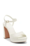 Bp. Vamika Platform Ankle Strap Sandal In Ivory Vanilla