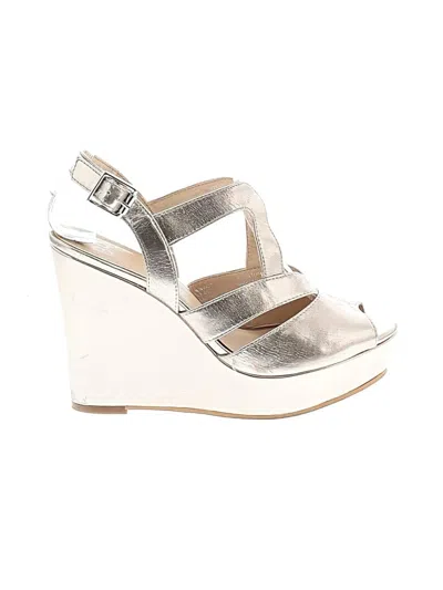 Pre-owned Bp. Wedges In Silver