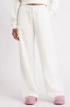 Bp. Wide Leg Fleece Pants In White