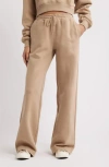 Bp. Wide Leg Fleece Pants In Neutral