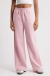 Bp. Wide Leg Fleece Pants In Pink