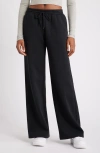 Bp. Wide Leg Fleece Pants In Black Jet