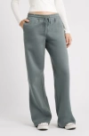 Bp. Wide Leg Fleece Pants In Brown