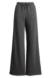 Bp. Wide Leg Fleece Pants In Grey Medium Charcoal Heather