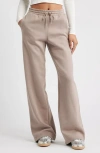 Bp. Wide Leg Fleece Pants In Pink