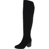 Bp. Womens Slit Faux Suede Over-the-knee Boots In Black