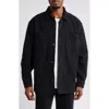 Bp. Workwear Stretch Cotton Canvas Overshirt In Black