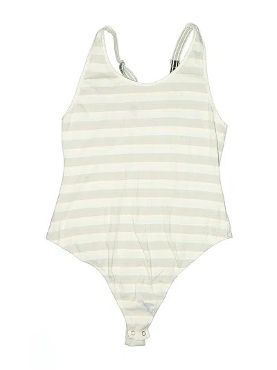 Pre-owned Bp. X Claudia Sulewski Bodysuit In White