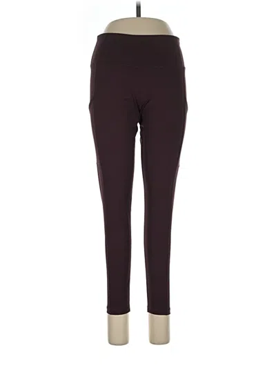 Pre-owned Br Standard Active Pants In Burgundy