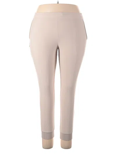 Pre-owned Br Standard Active Pants In Tan