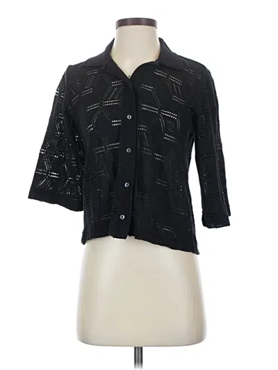 Pre-owned Br Standard Cardigan Sweater In Black