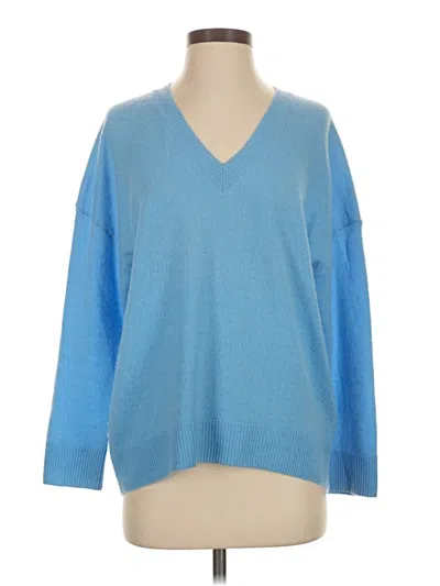 Pre-owned Br Standard Cashmere Pullover Sweater In Blue