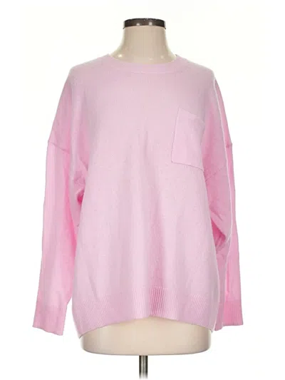 Pre-owned Br Standard Cashmere Pullover Sweater In Pink