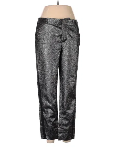 Pre-owned Br Standard Dress Pants In Silver