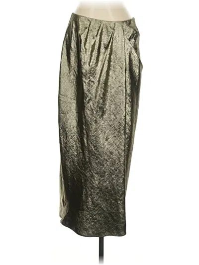 Pre-owned Br Standard Formal Skirt In Silver