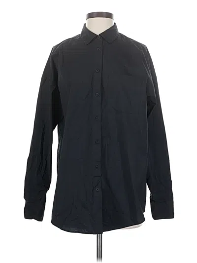 Pre-owned Br Standard Long Sleeve Button Down Shirt In Black
