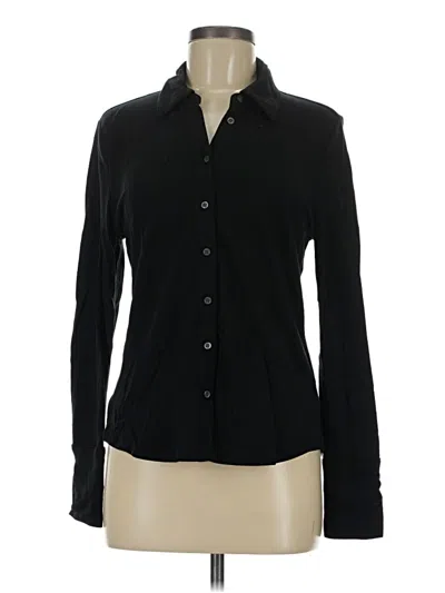 Pre-owned Br Standard Long Sleeve Polo Shirt In Black