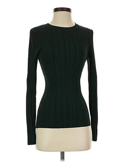Pre-owned Br Standard Long Sleeve Top Green Turtleneck Tops
