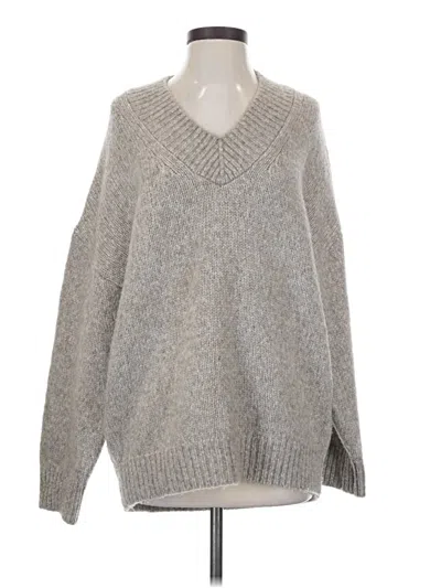 Pre-owned Br Standard Pullover Sweater In Gray