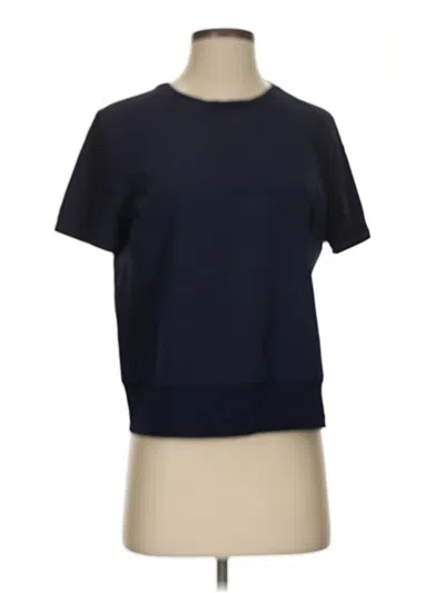 Pre-owned Br Standard Short Sleeve Top Black Crew Neck Tops