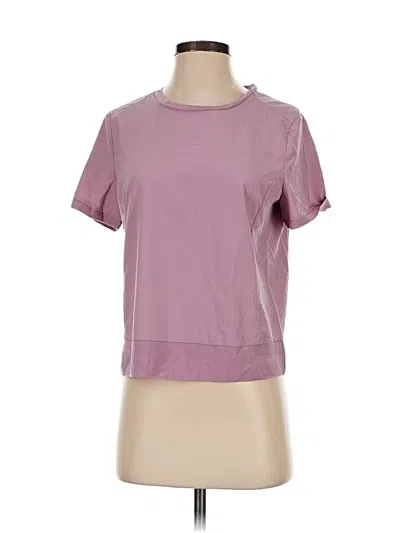 Pre-owned Br Standard Short Sleeve Top Pink Crew Neck Tops