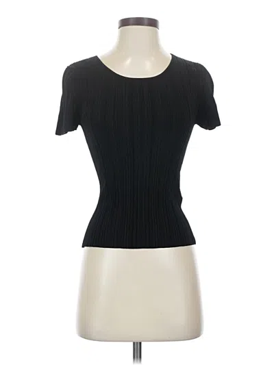 Pre-owned Br Standard Short Sleeve Turtleneck In Black