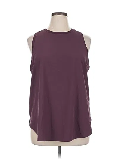 Pre-owned Br Standard Sleeveless Blouse In Burgundy