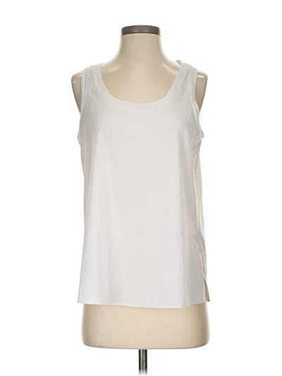 Pre-owned Br Standard Sleeveless Blouse In White