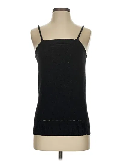 Pre-owned Br Standard Sleeveless Top Black Halter Neckline Tops