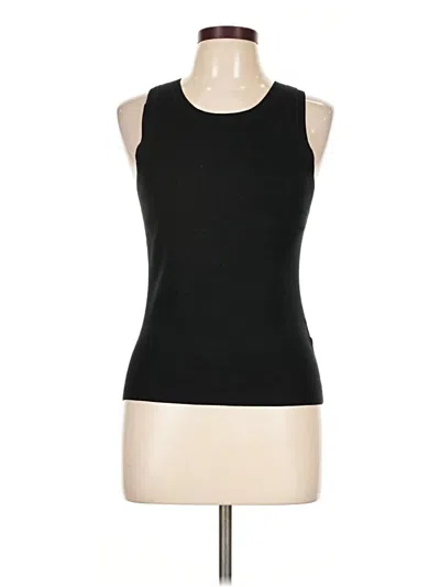 Pre-owned Br Standard Sleeveless Top Black Halter Neckline Tops
