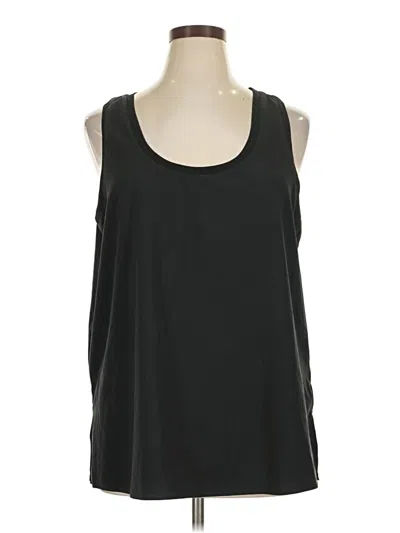 Pre-owned Br Standard Sleeveless Top Black Scoop Neck Tops