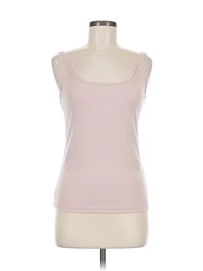 Pre-owned Br Standard Sleeveless Top Pink Scoop Neck Tops