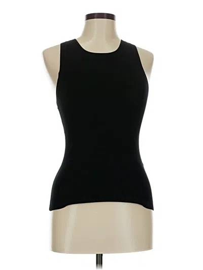 Pre-owned Br Standard Tank Top Black Halter Neckline Tops