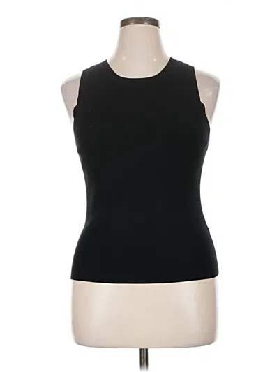 Pre-owned Br Standard Tank Top Black Halter Neckline Tops