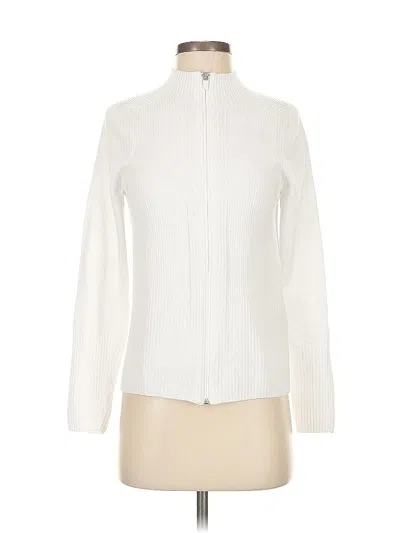 Pre-owned Br Standard Turtleneck Sweater In White