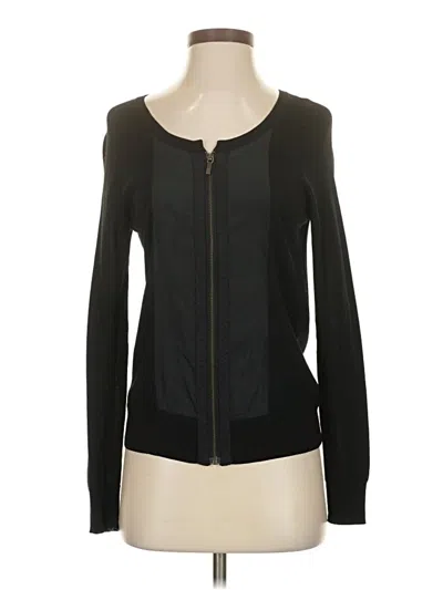 Pre-owned Br Standard Wool Cardigan Sweater In Black