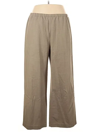 Pre-owned Br Standard Wool Pants In Brown