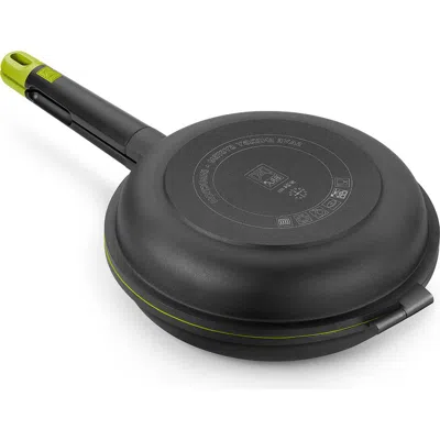 Bra Cookware Foodie Dual Frying Pan Double Skillet For Spanish Omelets & Frittatas, 10.2-inch In Black