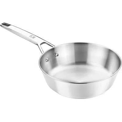 Bra Cookware Signature Deep Frying Pan | 8 Inches Professional High Skillet | Stainless Steel Deep Frying Pan | A In Polished Finish