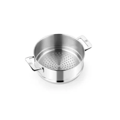 Bra Cookware Signature Stainless Steel Steamer, 9.5 Inches, 4-quart In Silver