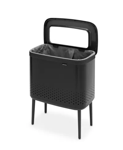 Brabantia Bo Laundry Hamper, 16 Gallon, 60 Liter In Matte Black
