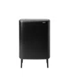 Brabantia Bo Touch Top Hi Trash Can, 16 Gallon, 60 Liter In Matte Black
