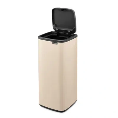 Brabantia Bo Touch Top Trash Can, 8 Gallon (30 Liter) In Soft Beige