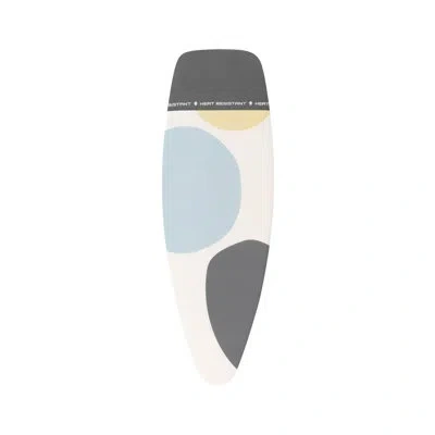 Brabantia Code D (extra Large) Ironing Board Cover With Heat Resistant Parking Zone (53 X 18 In) In Spring Bubbles