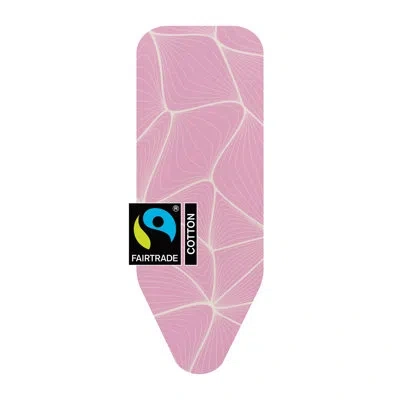 Brabantia Ironing Board Cover C, 49 X 18 In (124 X 45 Cm) Cover Cotton, 0.3in (8mm ) Foam In Lilac Waves