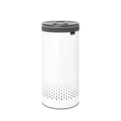 Brabantia Laundry Hamper, 9.2 Gallon (35l) In White