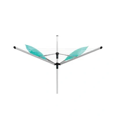 Brabantia Lift-o-matic Advance Outdoor Clothesline With Metal Ground Spike, Protective Cover And Peg Bag