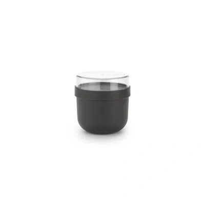 Brabantia Make & Take Breakfast Bowl, 16.9 oz (0.5 Liter) In Dark Gray