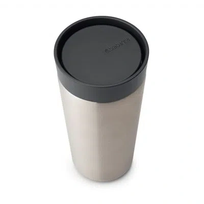 Brabantia Make & Take Insulated Cup, 0.36l In Dark Gray