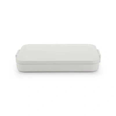 Brabantia Make & Take Lunch Box, Flat In Light Gray